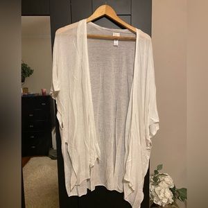 Light white cardigan